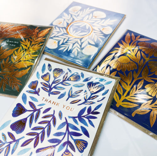 KATHERINE WATSON FOIL CARD SET OF 4