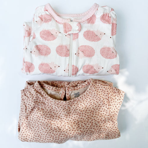 SOFT PINK BABY SET, 9 MOS.