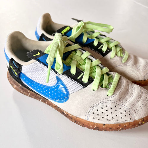 NIKE STREETGATO WHITE LIME SHOES, SIZE 3Y